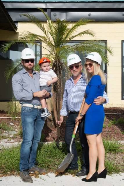 The Josephson Family breaks ground on Diamonds by Raymond Lee in Boca Raton