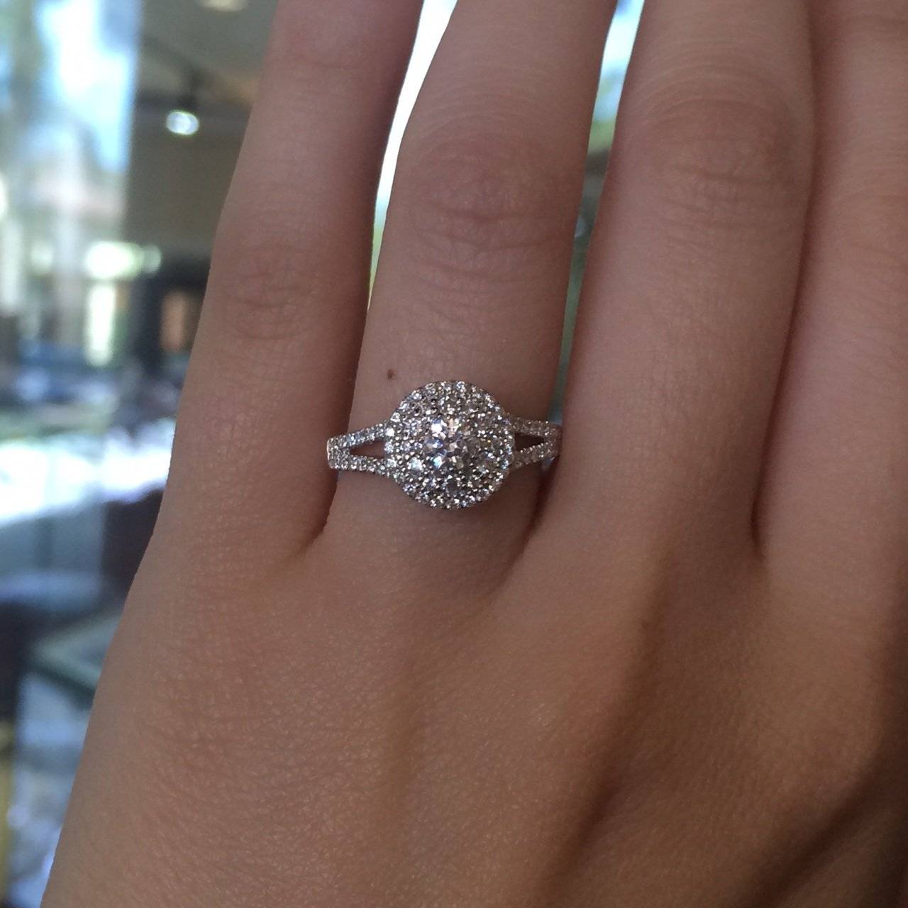 A.JAFFE 0.81 ct Pear Shape Diamond Engagement Ring 18kt White Gold IGI |  eBay