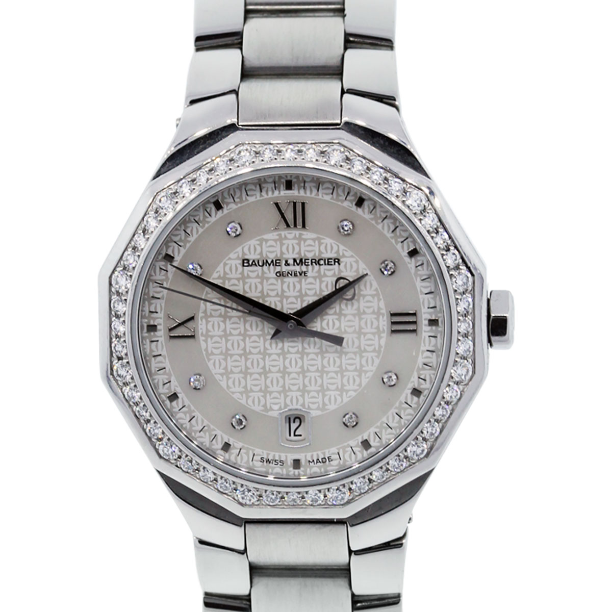 baume & mercier diamond ladies watch