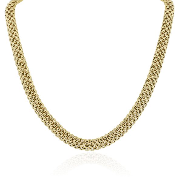 Thick Woven Chain Necklace