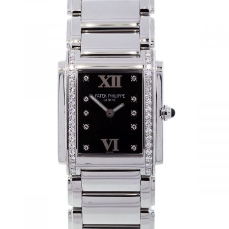 Patek twenty four 24 4910 diamond watch