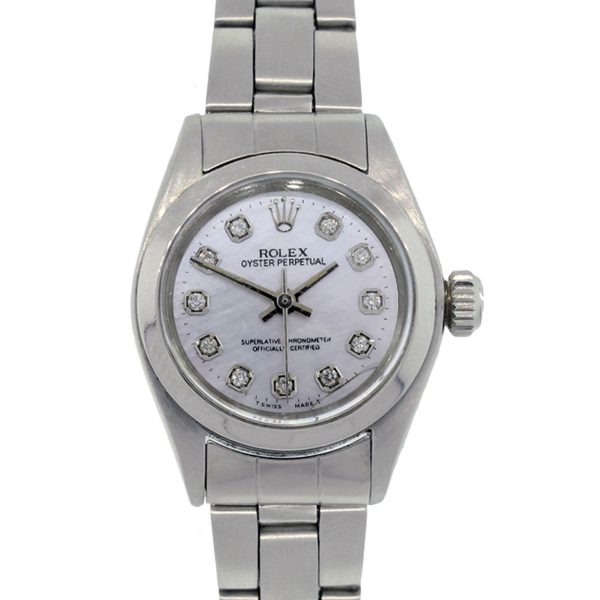Rolex 6918 ladies mother of pearl watch