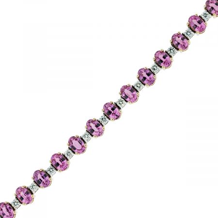 Sapphire Bracelet with diamonds