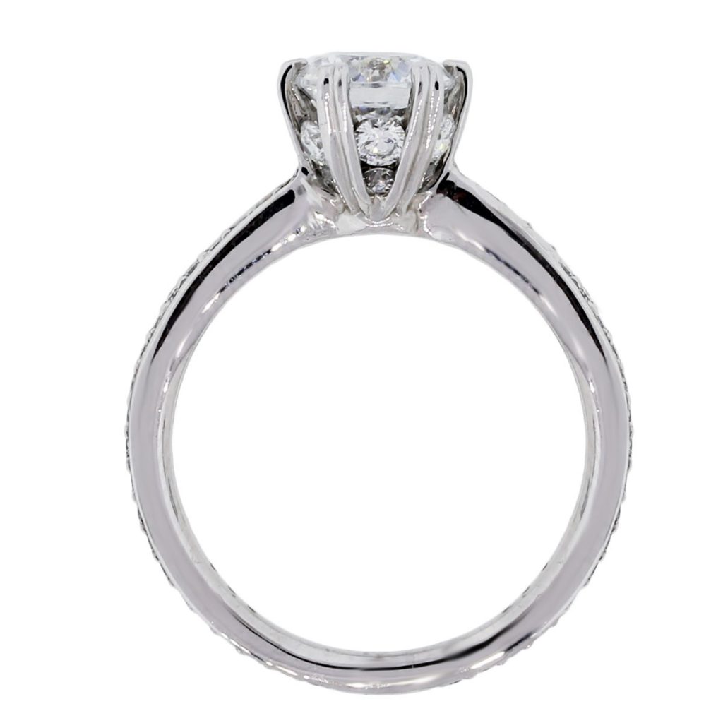 Micropavé Engagement Ring