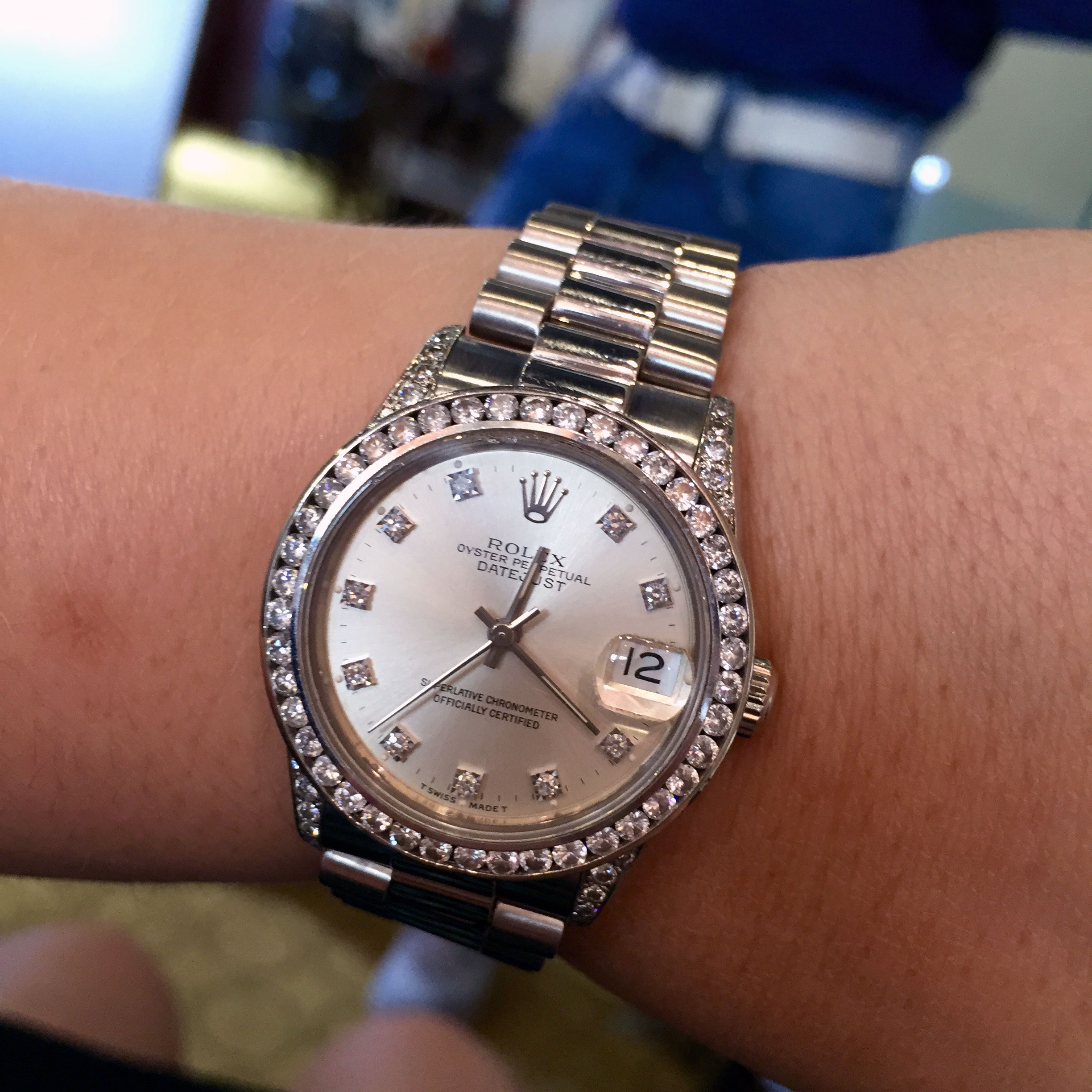 rolex datejust sparkle star