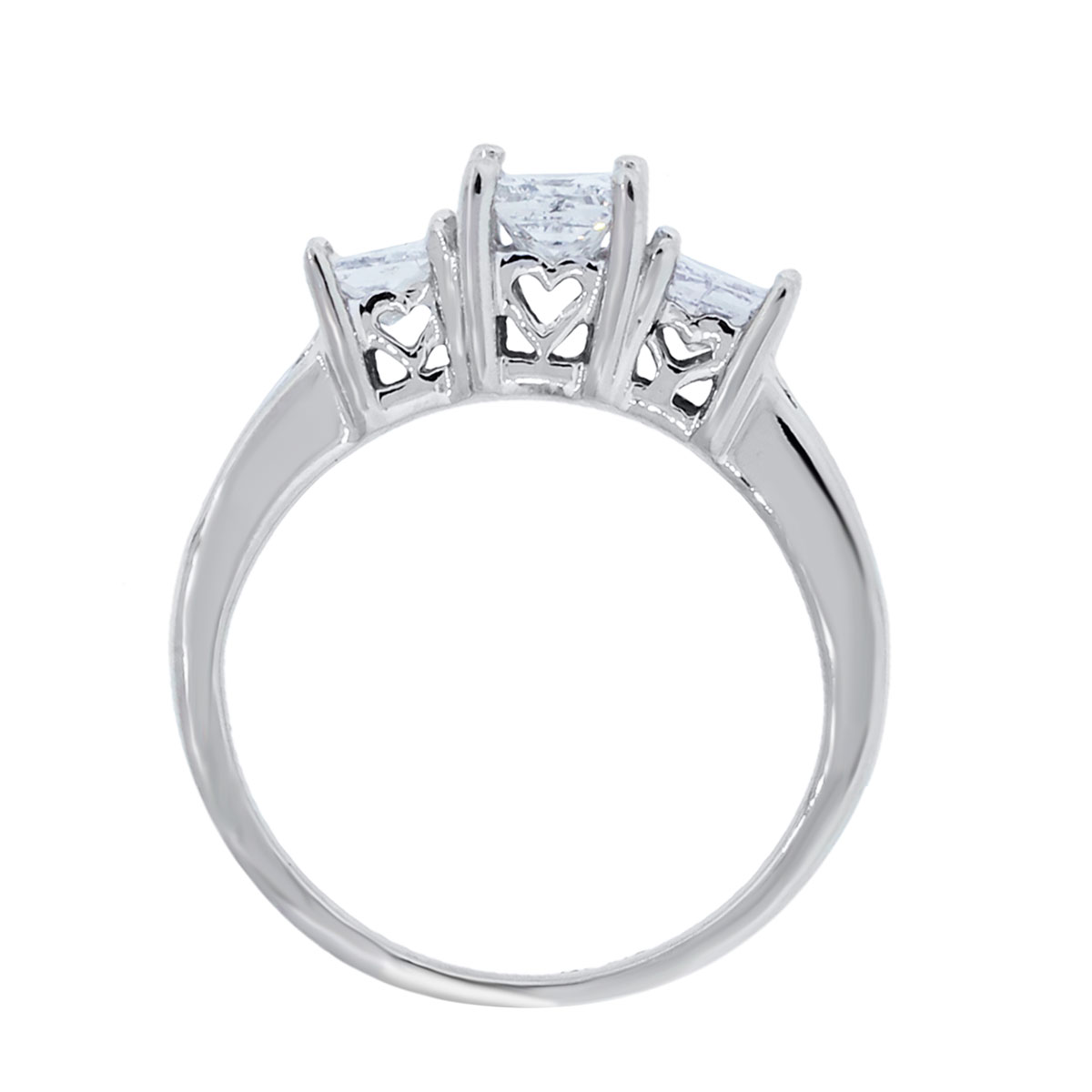 14k White Gold 1 10ctw Princess  Cut  Diamond  Engagement  Ring 