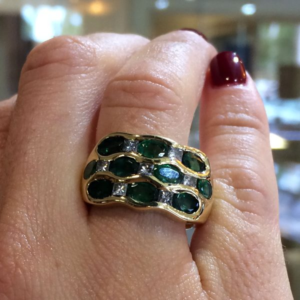 Gold Emerald ring