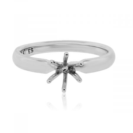 platinum solitaire 6 prong mounting