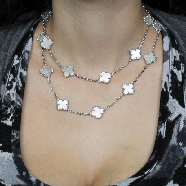 VCA mother of pearl necklace