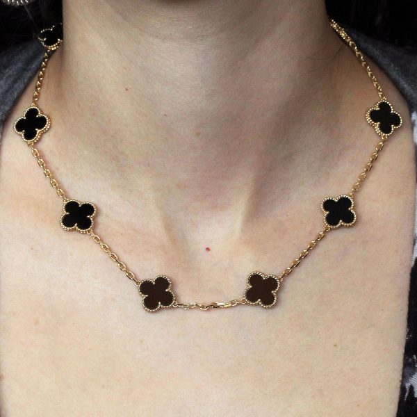 Van Cleef Arpels Black Onyx necklace