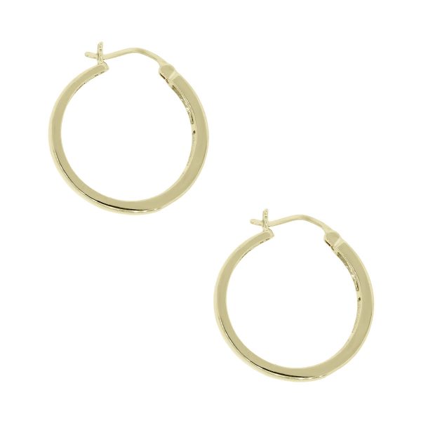 gold and diamond hoop earrings