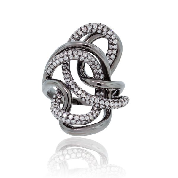 Sailors Diamond Knot Ring