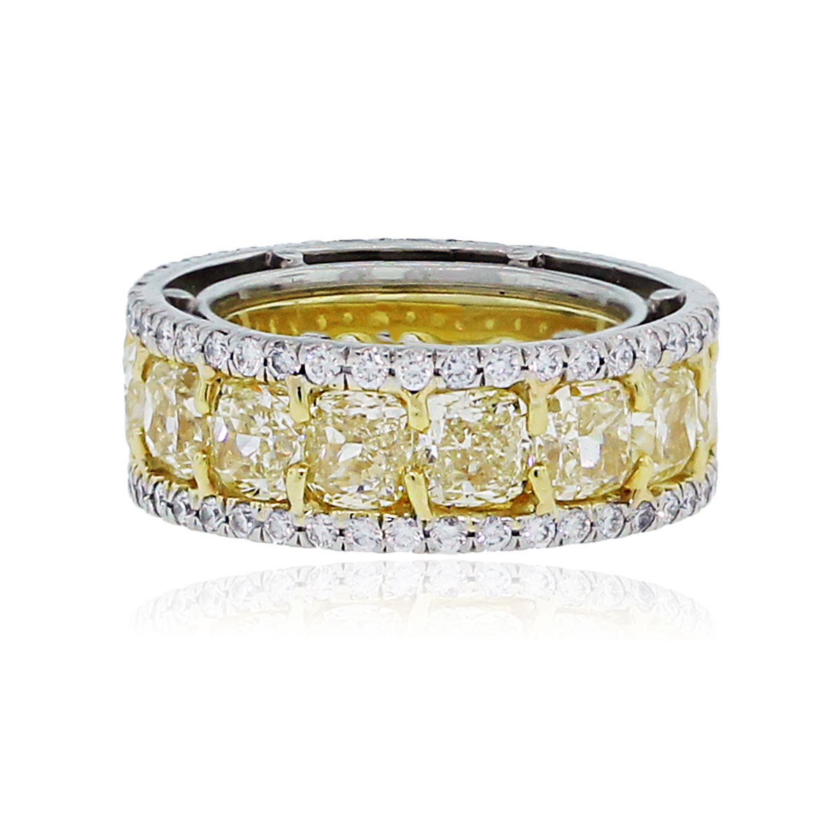 Yellow Diamond Eternity Ring 1 
