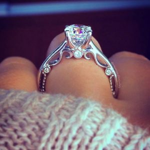 Perfect Verragio Insignia engagement ring