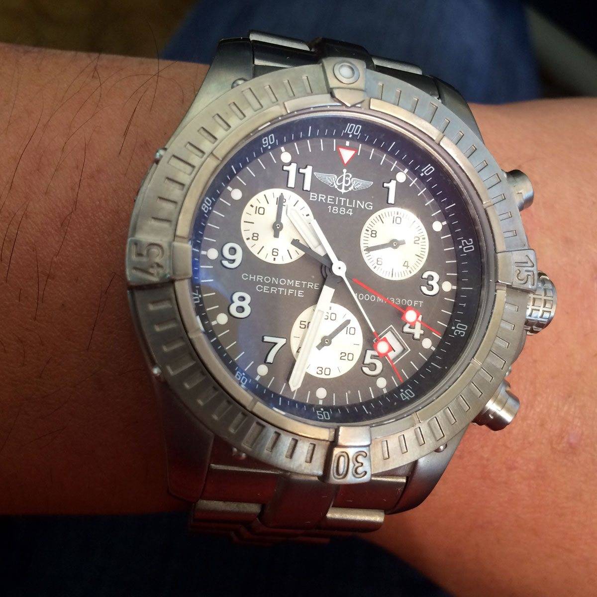 Breitling E73360 Avenger M1 Chronograph Titanium Watch