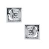 14k White Gold 1.14ctw Diamond Halo Stud Earring Mountings - Image 3