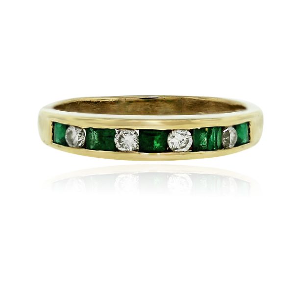 Diamond And Emerald Ring