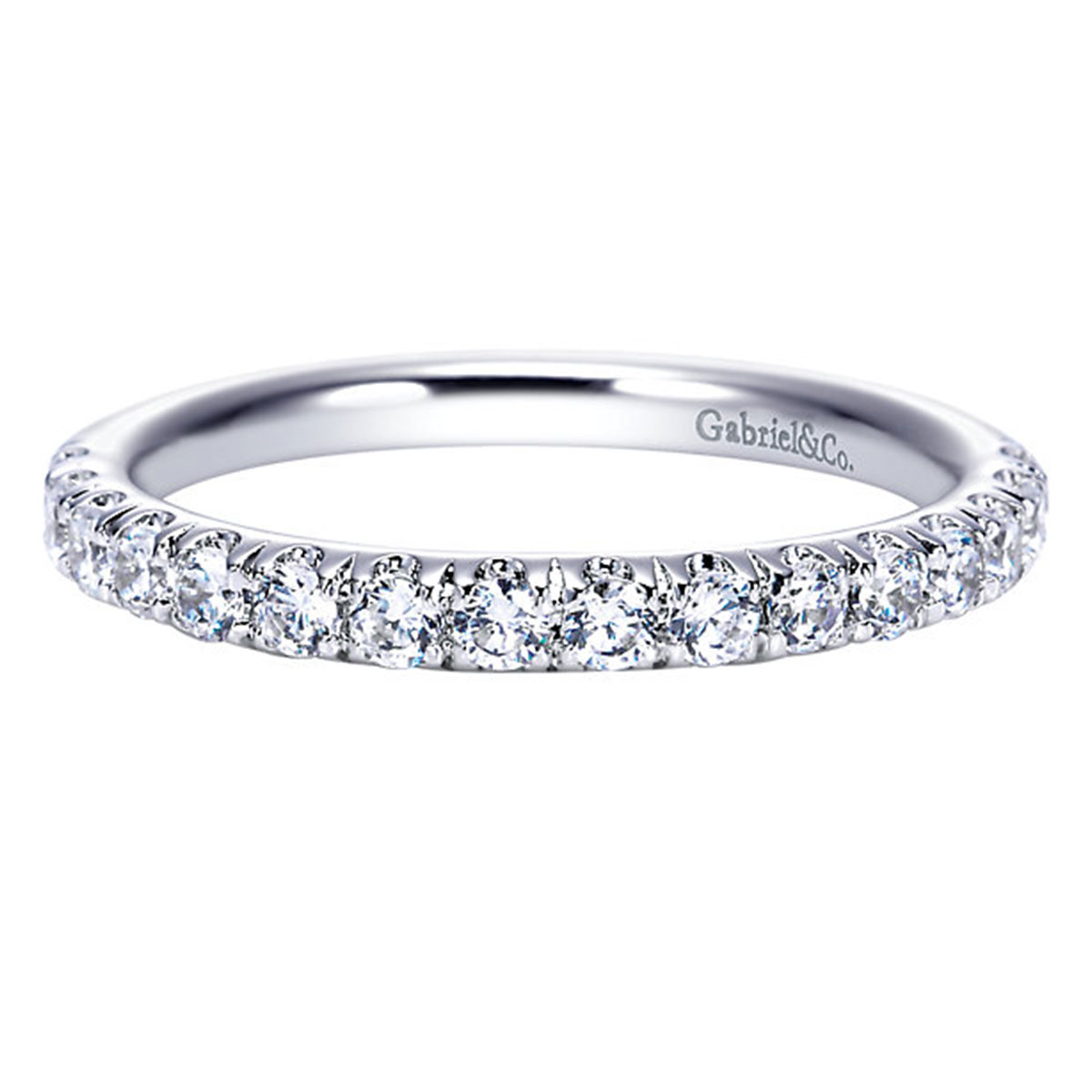 Gabriel & Co. Engagement Rings .51ctw Anniversary Wedding Band