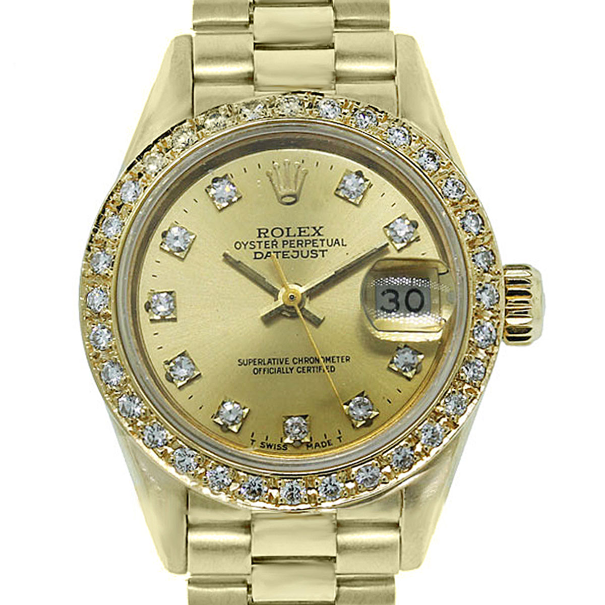 Rolex 69178 Datejust Ladies watch 18k yellow gold