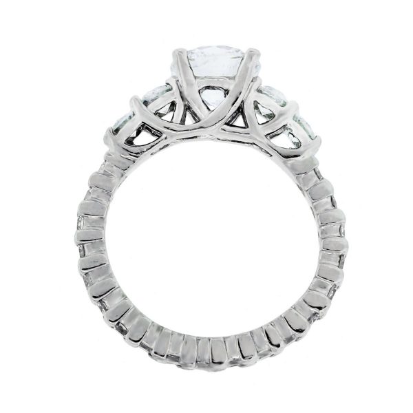 Platinum 3.92ctw Diamond Engagement Ring