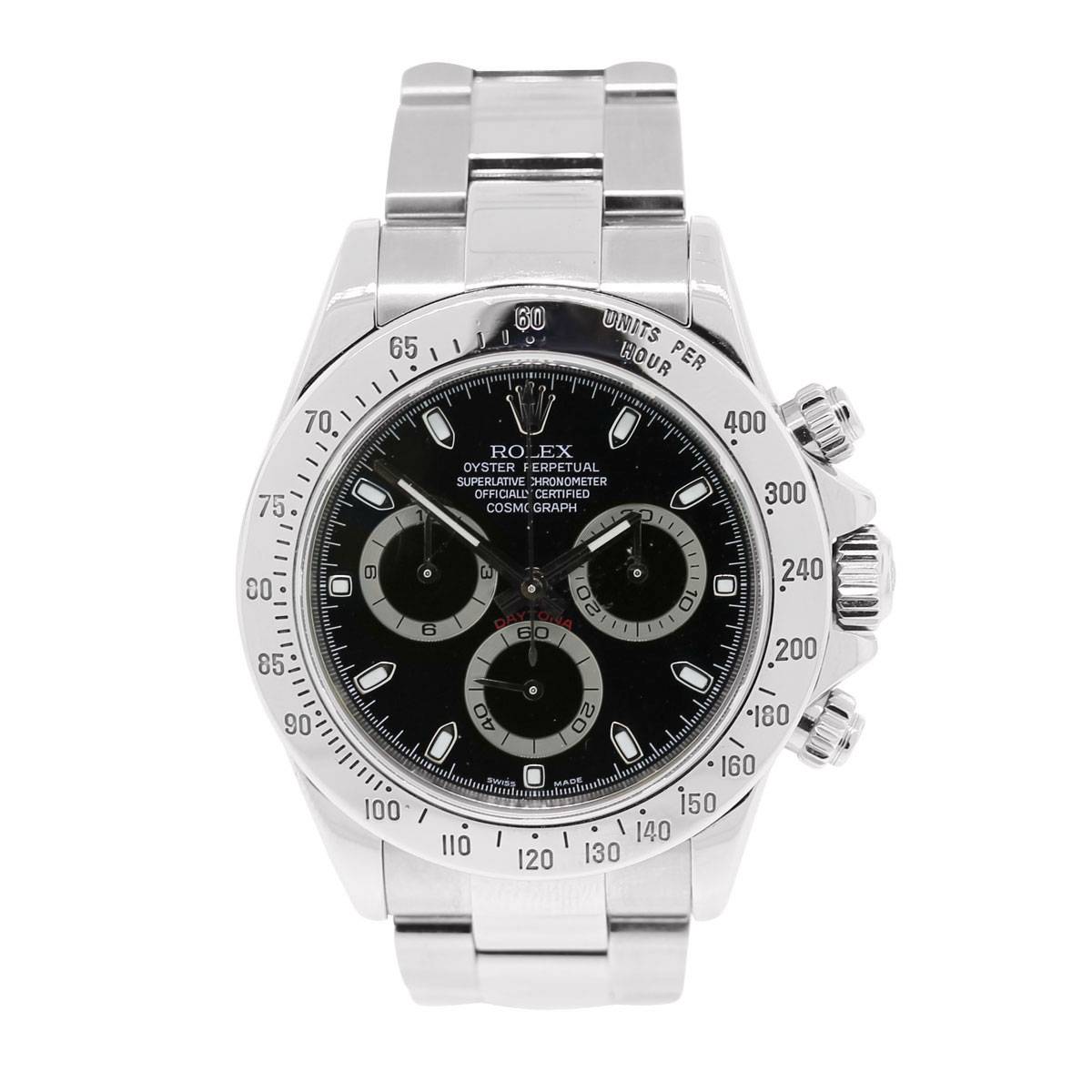 Rolex 116520 Daytona Black Cosmograph Dial Watch
