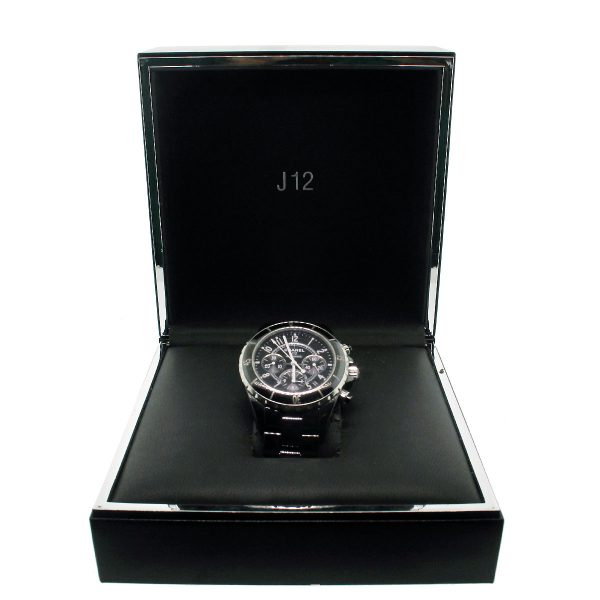 Chanel J12 Black Automatic Chronograph 41mm Watch Boca Raton