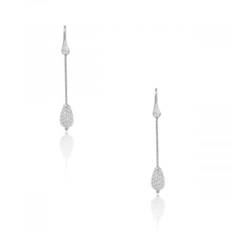 Officina Bernardi Platinum Dangle Earrings