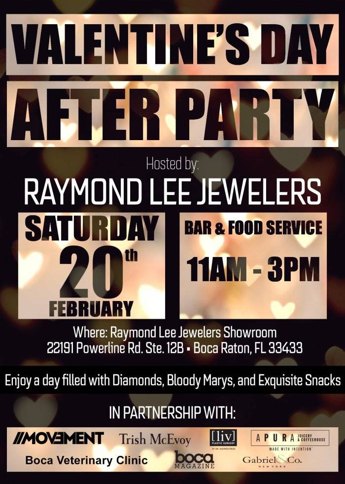 Raymond Lee Jewelers Valentines Day After Party