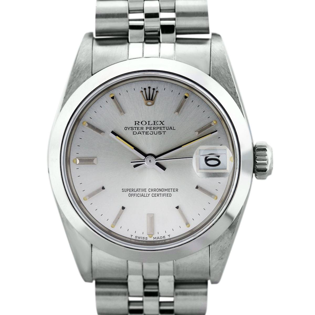 Midsize Rolex Datejust 68240 Stainless Steel Watch