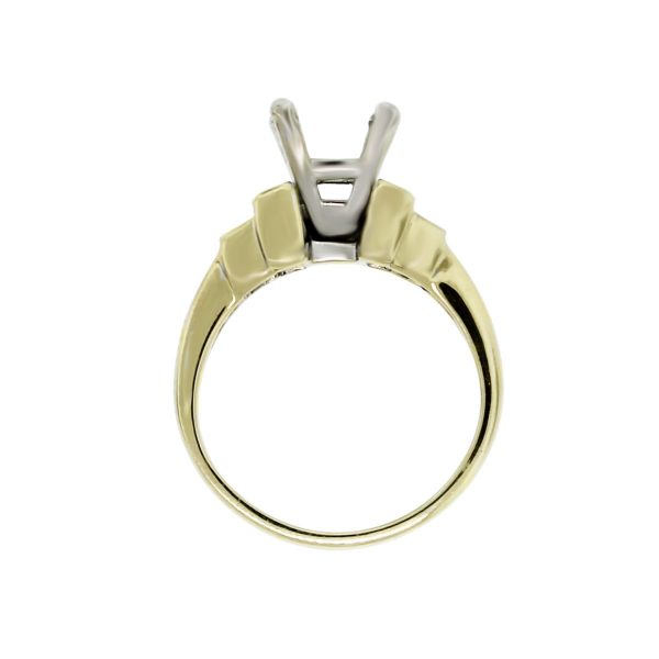 Yellow Gold Diamond Mounting