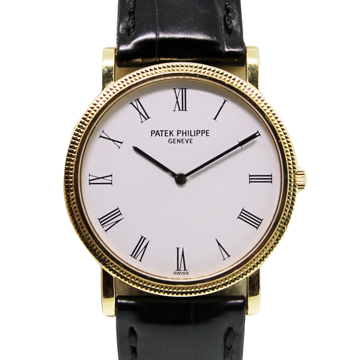 Patek Philippe Calatrava 3520DJ-001 White Roman Dial Watch