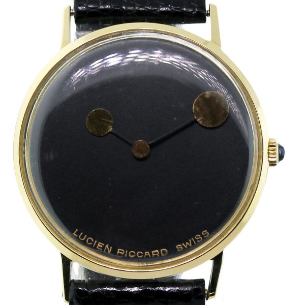 Lucien Piccard 14K Gold Vintage Mens Watch