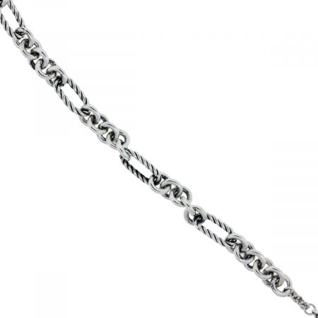 David Yurman Heart Bracelet Cable link Bracelet