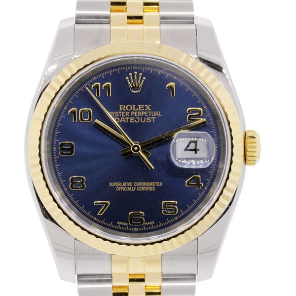 Rolex 116233 Datejust Gents blue dial watch