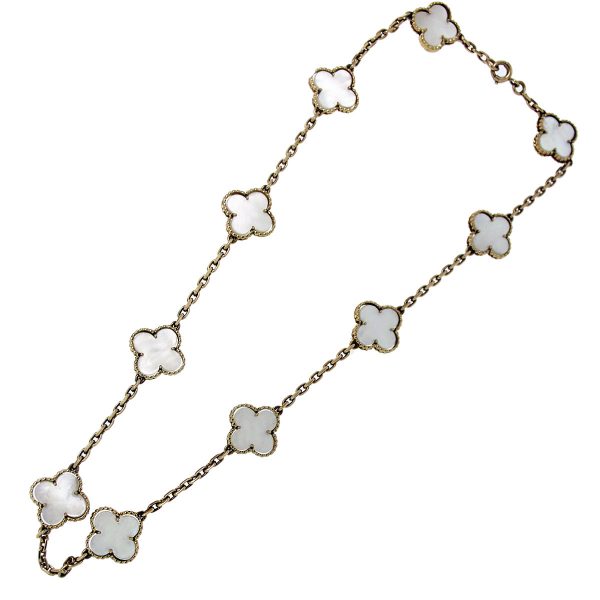 Van Cleef & Arpels Alhambra Mother Of Pearl Necklace
