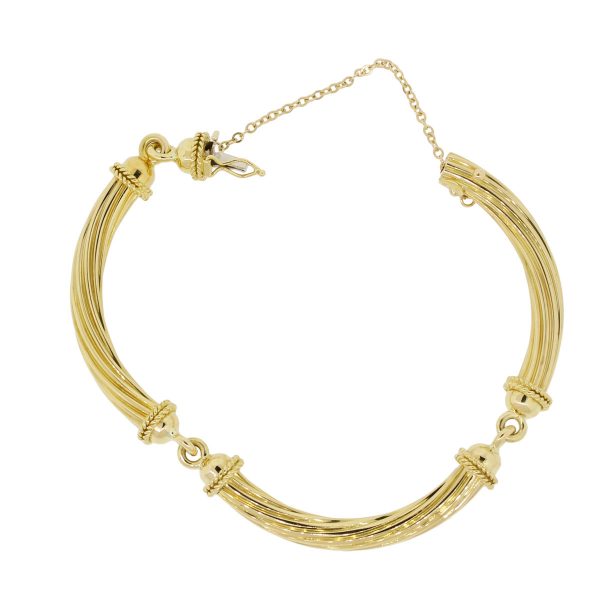Yellow Gold Cable Bracelet solid gold