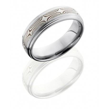 Mokume Ganem men's wedding ring