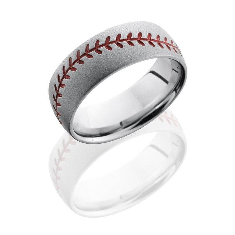 Baseball wedding ring