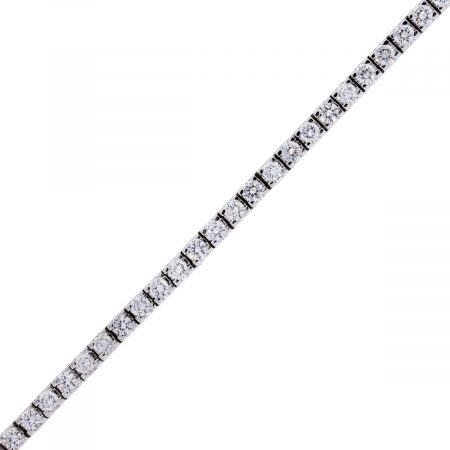 14k White Gold 3.5ctw Diamond Tennis Bracelet