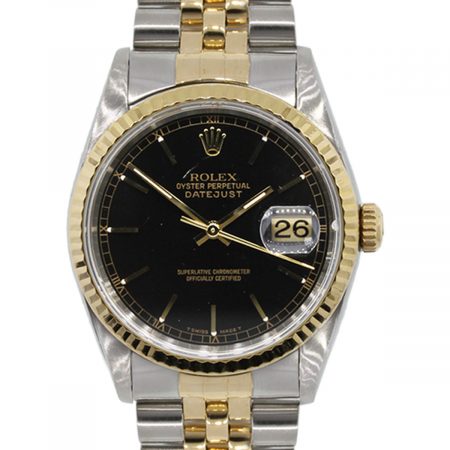 Rolex 16233 datejust two tone watch