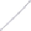 14k White Gold Diamond Bracelet