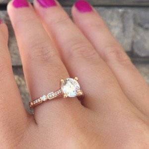 Tacori gold clearance engagement rings