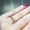 18k Rose Gold 0.45ctw Diamond Bezel Ring