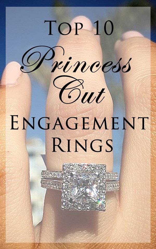 The most beautiful princess cut engagement rings you'll lay eyes on <3