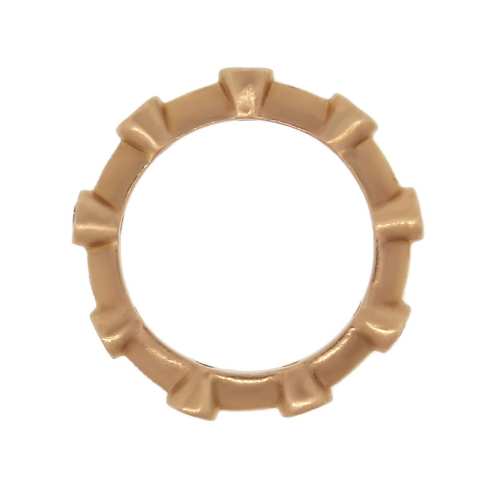 18k Rose Gold 0.45ctw Diamond Ring