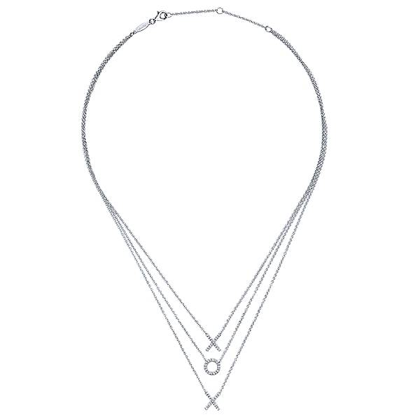 XOX Diamond Necklace