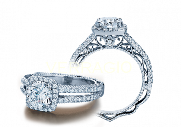 Verragio AFN-5007CU 0.45ctw Diamond Engagement Ring Setting