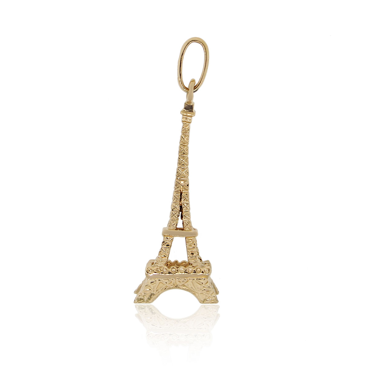 Eiffel Tower Pendant&Necklace/Simulated Diamond/RGN423