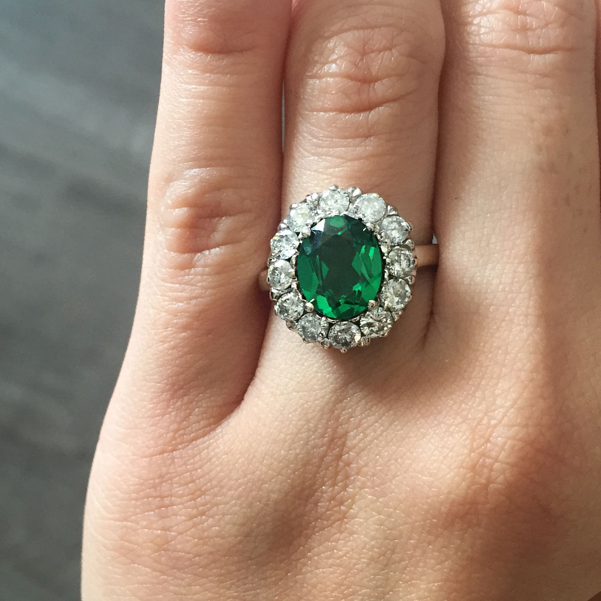 Emerald Green Snowflake Jade Ring – Isabel Jewelry