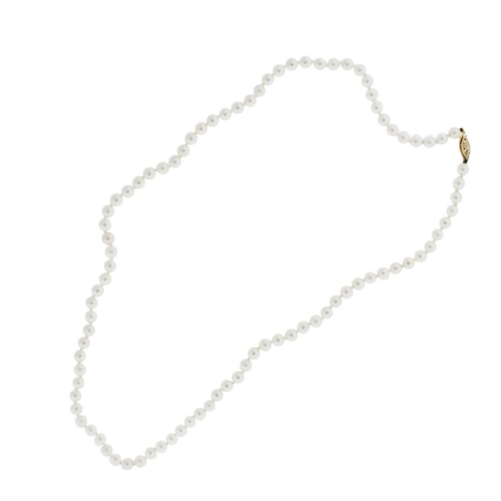 Silver Natural Graduated Pearl Necklace – Raymond Lee Jewelers